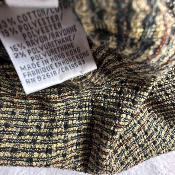 Jhane Barnes Mens XL Textured Woven Knit Crew Neck Sweater XL Brown Pullover - Picture 4 of 5